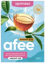Afee черный чай Здоровье Дарджилинг гранулированный и листовой 200 г