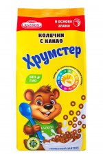 6. Готовый завтрак Хрумстер колечки с какао 0,150 кг 10 шт в коробке