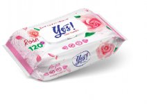 Влажные салфетки с фруктовым ароматом ROSE 120шт