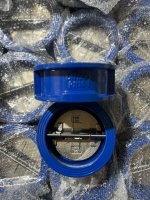 Клапаны обратные двухстворчатые межфланцевые чугунные «Хлопушка»