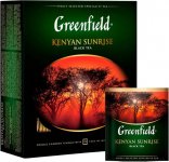 Чай Greenfield Kenyan Sunrise, black tea 100 пак